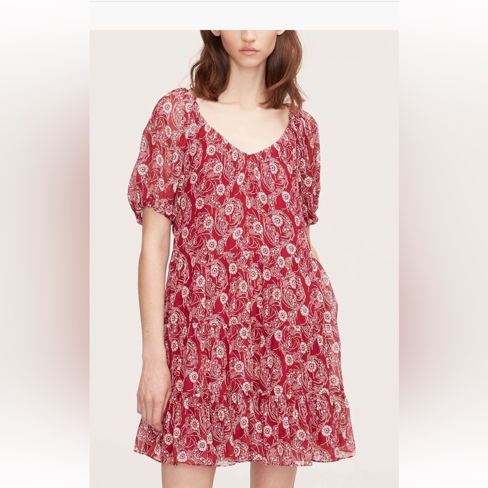 Rebecca Taylor Monarch Fleur Tiered Dress